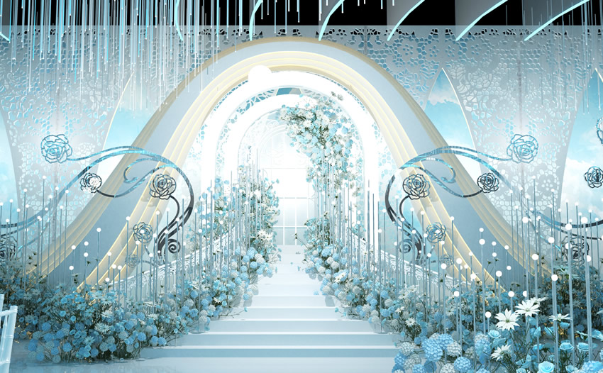 牡丹釡香烙馍村水晶厅效果展示